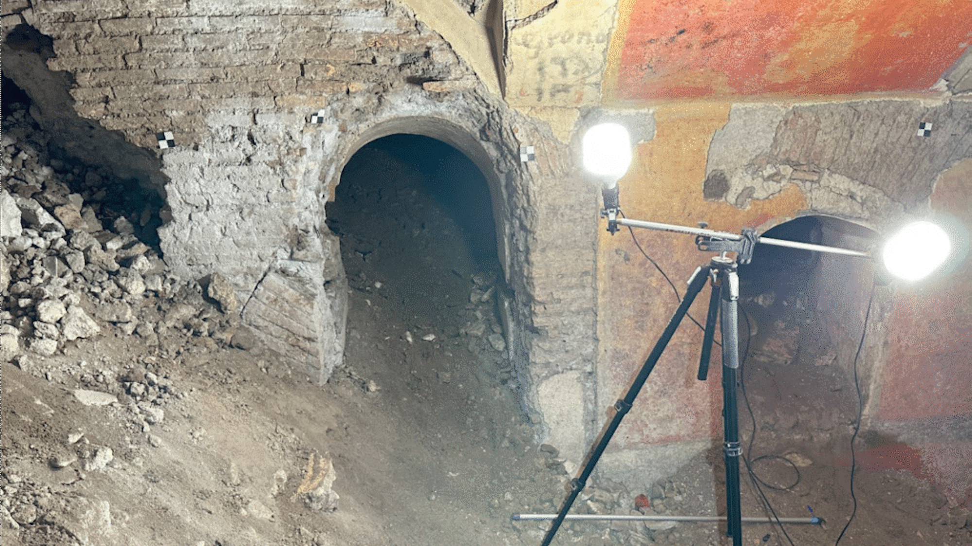 Students uncover Roman villa beneath their school gym