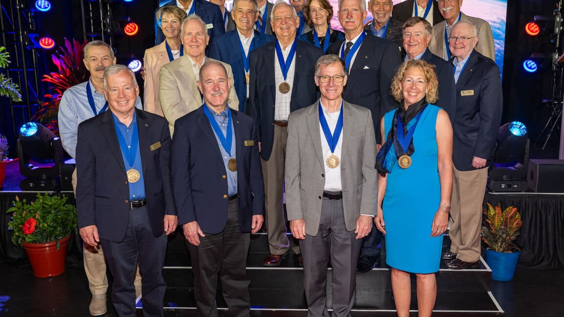 Space pioneers honored in Astronaut Hall of Fame