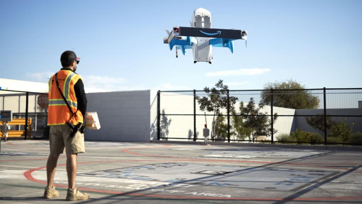 Amazon's Delivery Drones Take Flight Across 500 Neighborhoods
