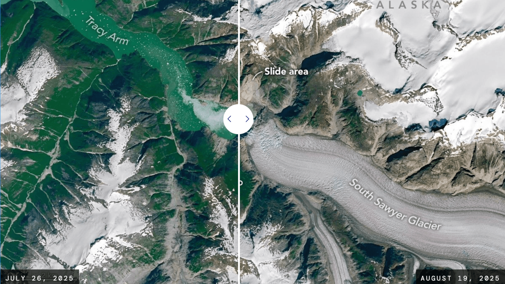Alaska Tsunami Reshapes Fjord in Seconds, NASA Reveals