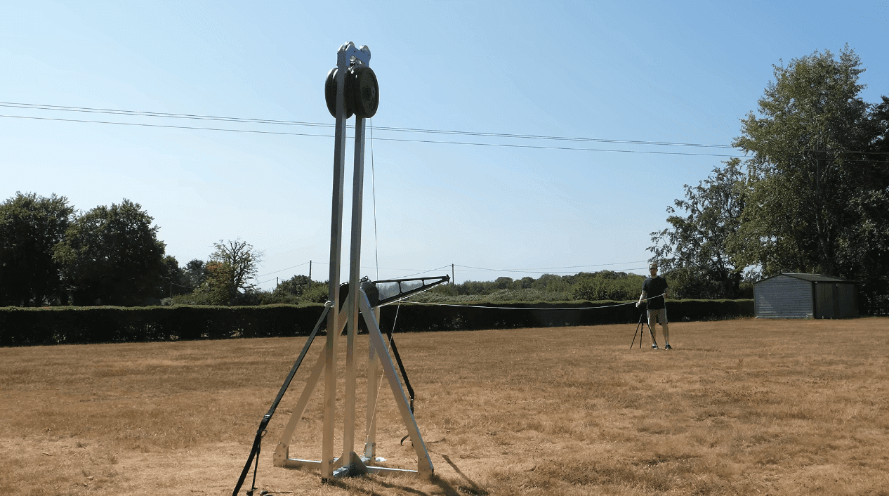 Backyard Trebuchet Shatters Supersonic Speed Record