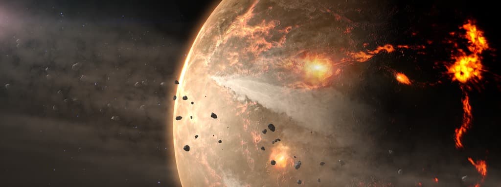 Early Earth's Lost Crust Melted Under Cosmic Assault